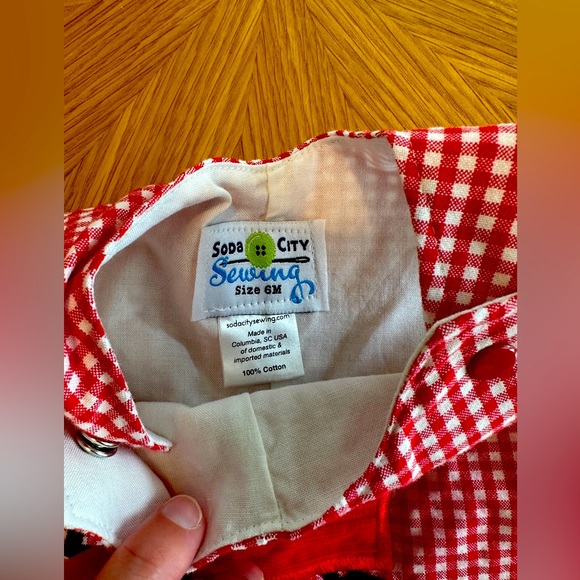 Boys Seersucker Christmas Longall - Picture 3 of 3